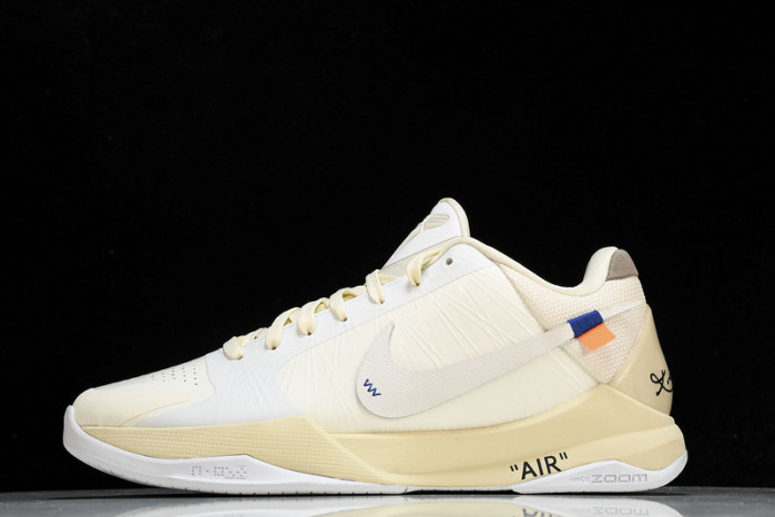 Nike Kobe 5 Protro Undefeated Rice White  DB4796-101