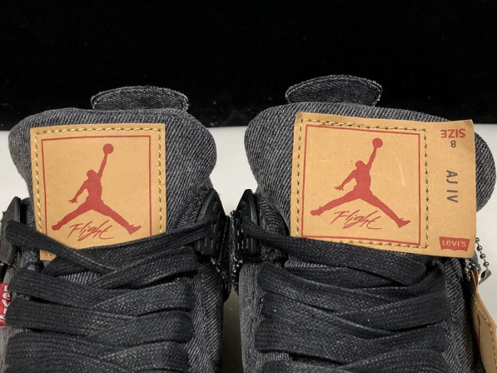 air jordan 4 retro Leu*s nrg  Leu*s - black denim ao2571-001