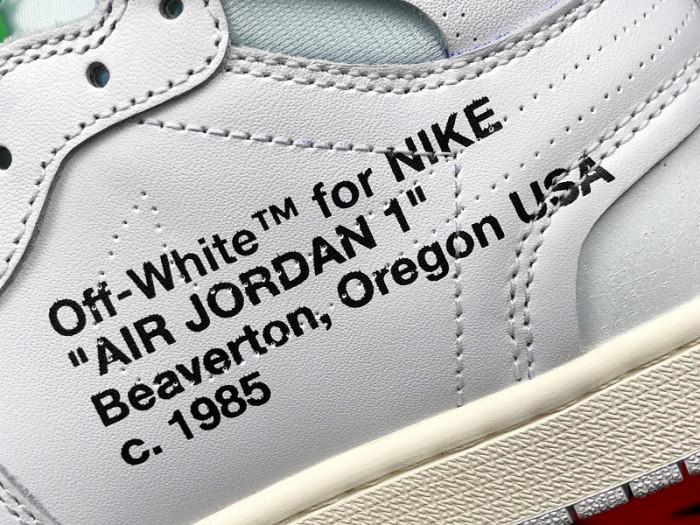 Air Jordan 1 Retro High OF White  AQ0818-100