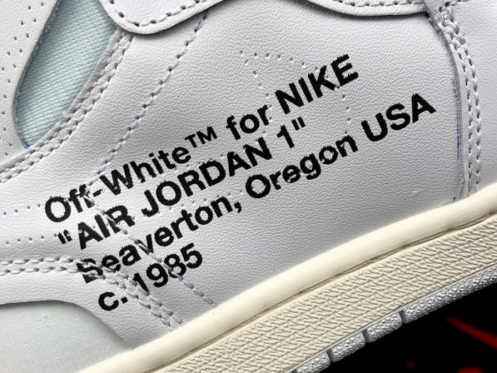 Air Jordan 1 Retro High OF White  AQ0818-100